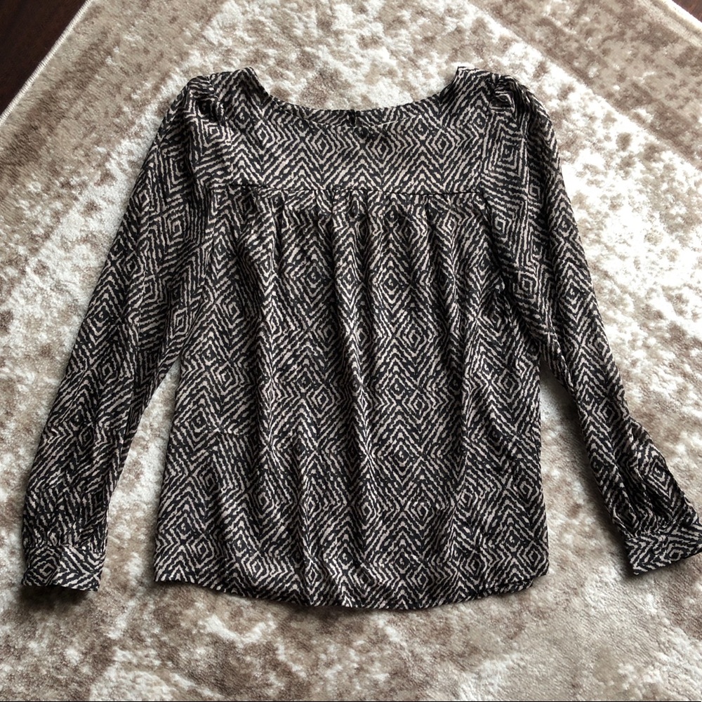 LOFT Long Sleeve Blouse Size S